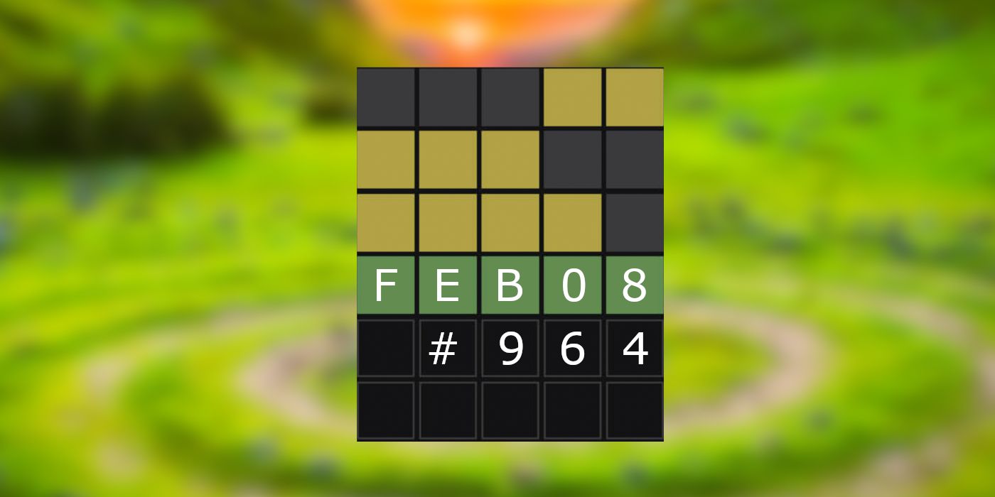 8 février 2024 (Puzzle #964) Réponses et astuces Wordle avec un bel endroit en arrière-plan