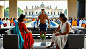 découvrez l'analyse fascinante de rangita pritish nandy sur la série 'the royals' sur netflix, qui explore l'ascension des régals indiens à l'international. plongez dans l'univers glamour et audacieux de la série, avec un focus sur les scènes torse nu d'ishaan khatter, un élément qui ne laisse personne indifférent.