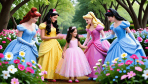 découvrez comment make-a-wish iowa a réalisé le rêve d'une petite fille d'adel en lui offrant une rencontre inoubliable avec ses princesses disney préférées, transformant un instant magique en souvenirs éternels.