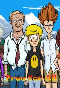 Free for All is a 2003 animated series that aired on Showtime. The series was created by Brett Merhar. It followed the day-to-day life of Johnny Jenkins, an innocent 19-year-old college kid who has to deal with a bitter, cigarette […]